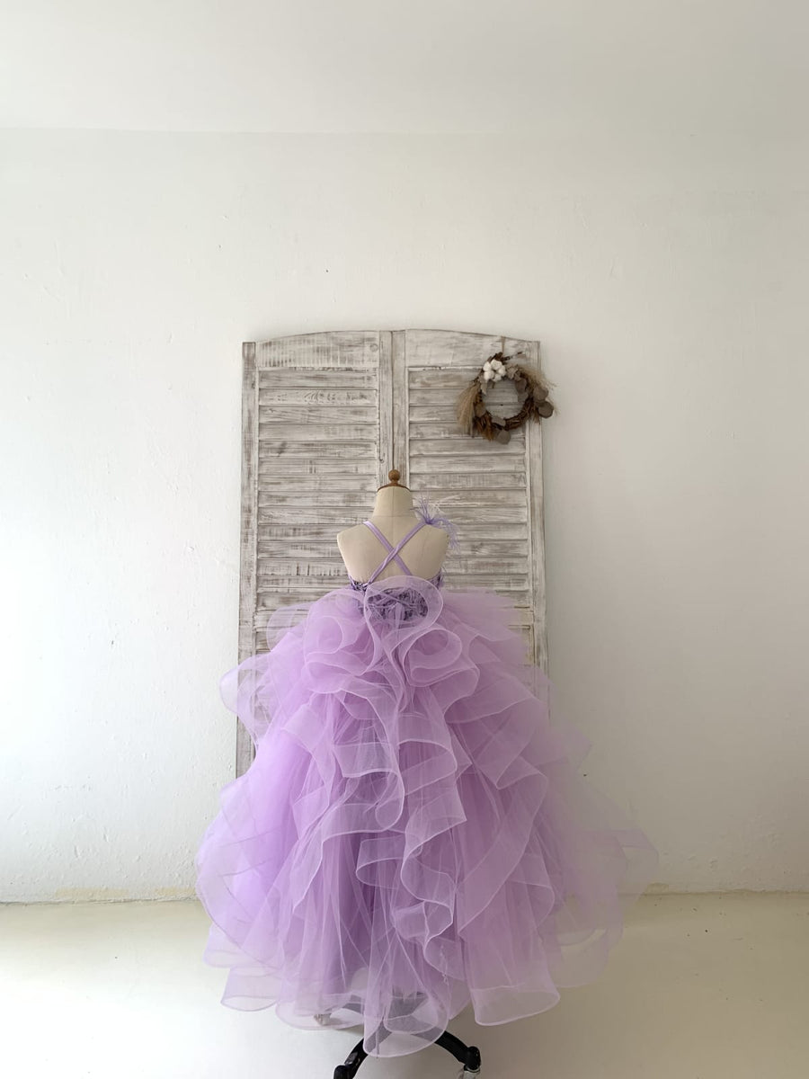 Horsehair flower girl dress sale