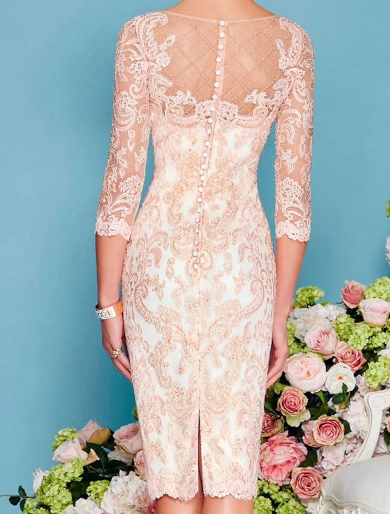  Chiffon Mother of The Bride Dresses Long Lace
