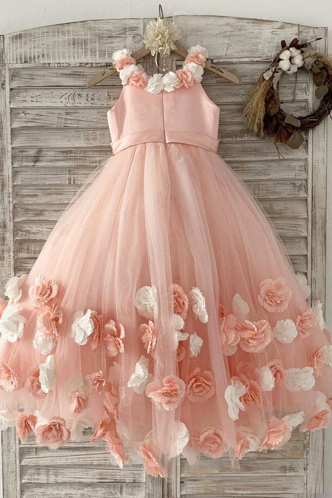 B.NOSY Girls Pink Dot Dress | Kids Designer Dresses