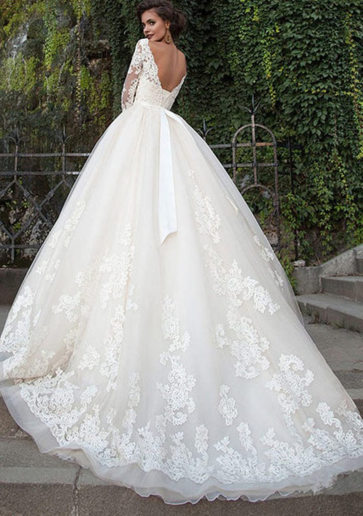 Princesse vestidos para mujer Ball Gown Wedding Dresses 2023 Scoop