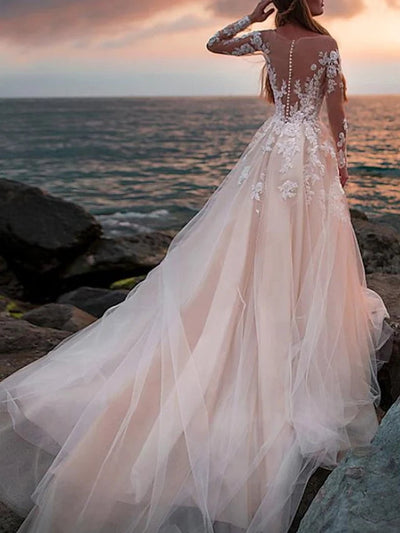 Champagne Wedding Dresses & Bridal Gowns - Princessly