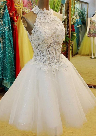 Princess Wedding Dresses,Wedding Gown with Short Sleeves,Floor Length  Bridal Dress,WD00285