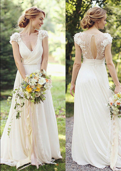 Keyhole Back Wedding Dresses & Bridal Gowns - Princessly