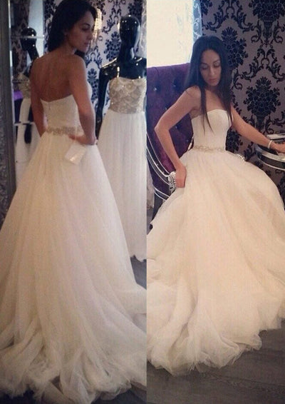 Strapless Wedding Dresses & Bridal Gowns - Princessly