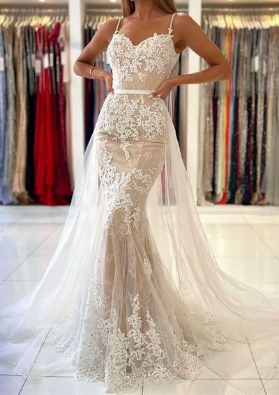 Mermaid Lace Sleeveless Strapless Wedding Gown, These 20 Wedding Dresses  Look Wildly Expensive, but They're All Under $250