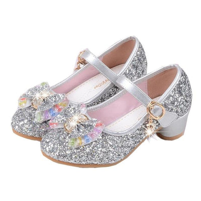 Amazon.com | Osinnme Sandals for Girls Low Heel 2T Pink Toddler Wedding  Dress Shoes Size 7 Princess Little Girls Cute(02Pink 7) | Sandals